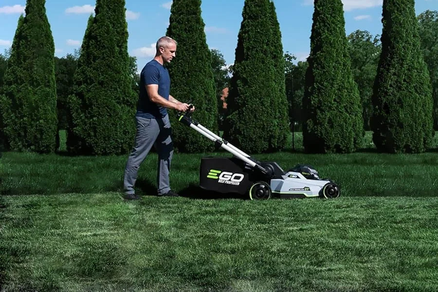 battery operated mower